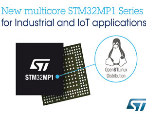 ST, 리눅스 배포판 STM32MP1 마이크로프로세서 시리즈 출시